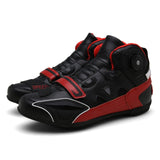 Motorcycle QUICK ADJUST Non-slip BOOTS MOTORBIKE PROTECTIVE GEAR CYCLING Cycle Riding Biker Chopper Cruiser Touring Ankle Shoes