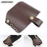 Motorcycle Shoes Protective Leather Gear Shift Shoe Sock Boots Protector Cover Shifter Pad Pedal for Motorbike Motocross Racing